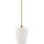 Metallic Brass, White