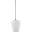 Metallic Brass, White