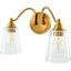 Metallic Brass, Clear, White
