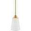 Metallic Brass, White