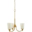 White, Translucent, Metallic Brass