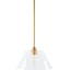 White, Clear, Metallic Brass