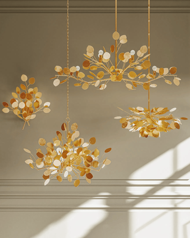 Currey and Company Lunaria Oval Chandelier | Layla Grayce