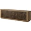 Burnt Bleached Oak Resawn, Rust Aluminum