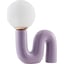 White, Dark Purple, Translucent