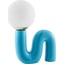 Bright Blue, White, Translucent
