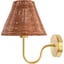 Dark Brown, Metallic Brass