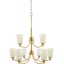 White, Translucent, Metallic Brass