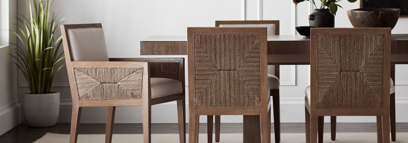 Palecek store dining chairs