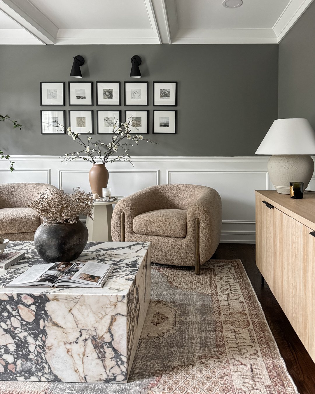 Get the Look: Modern and Earthy Sitting Room | Layla Grayce, image size:1080x1350