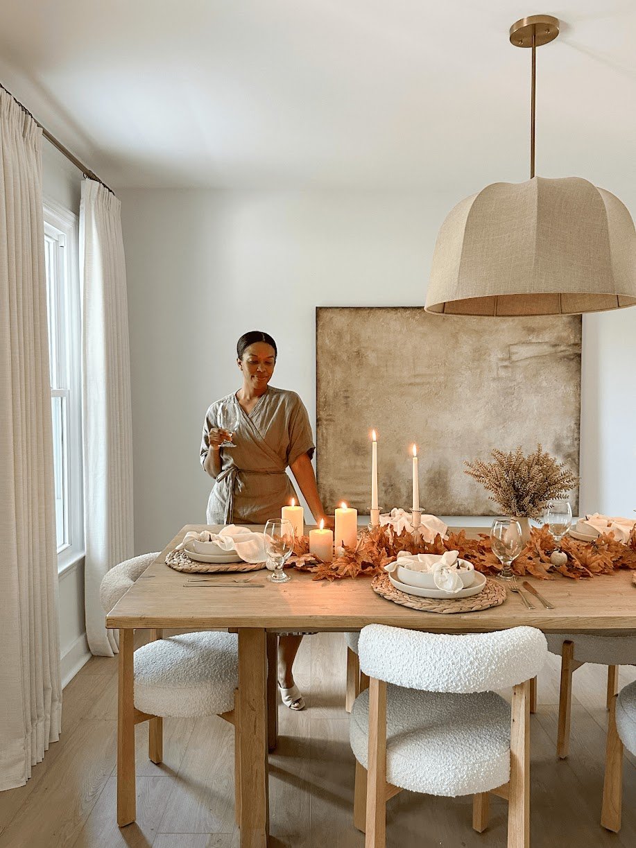 Get the Look: A Neutral Organic Dining Room | Layla Grayce