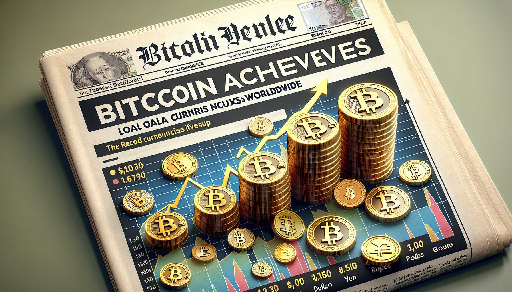 Globale Ausmaße: Bitcoin erreicht Spitzenwerte in lokalen Währungen