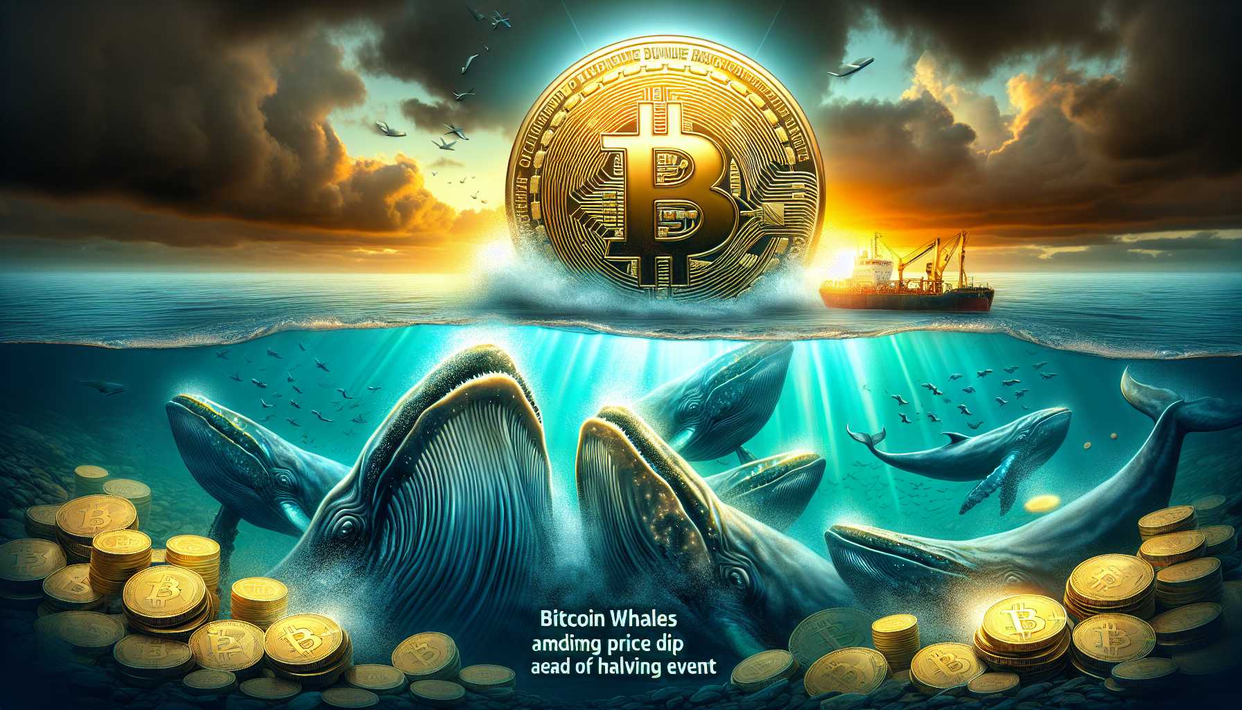 Bitcoin Whales Accumulate Amid Price Dip Ahead of Halving Event