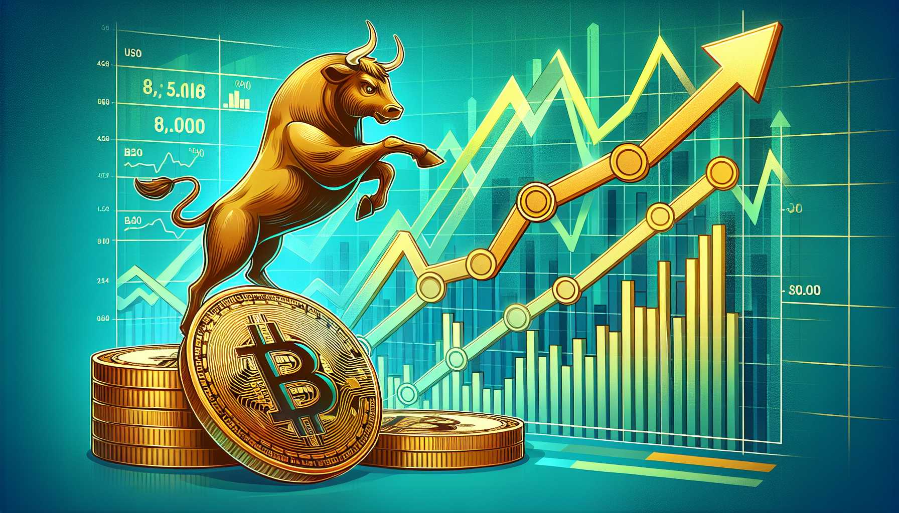 Bitcoin's Bullish Surge Breaks Records as SMA Trendline Climbs
