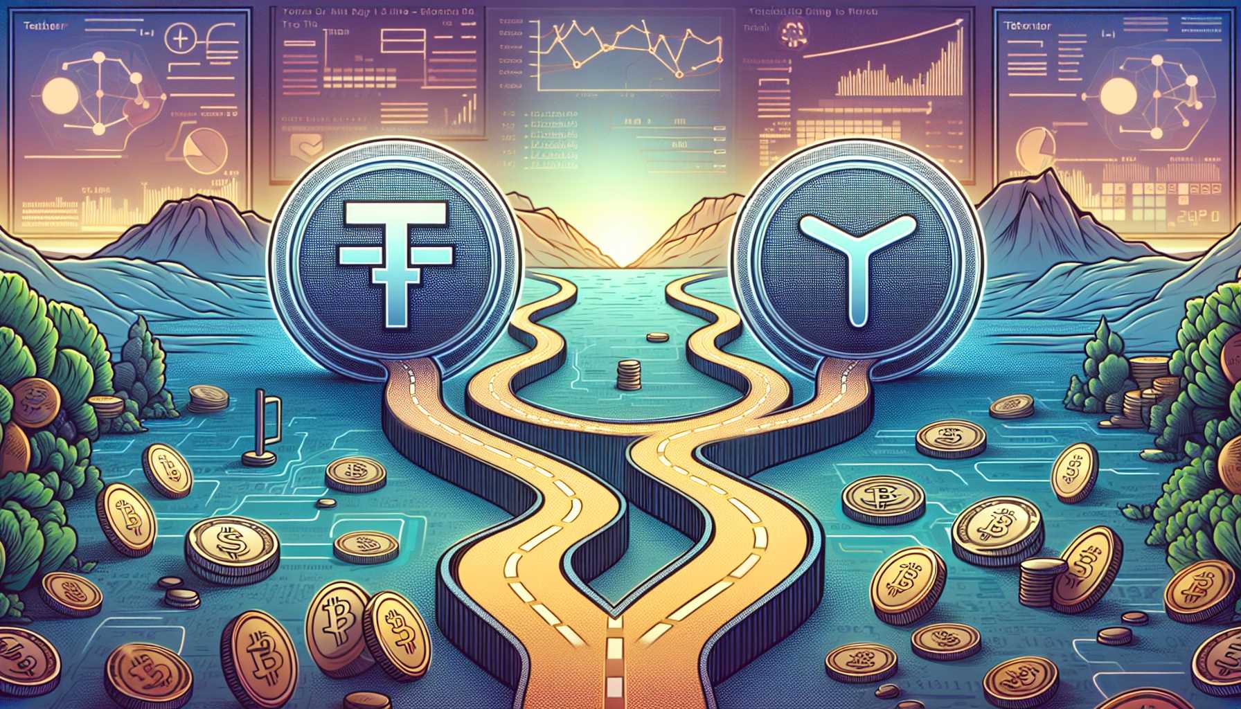 Divergent Paths of Stablecoin Giants: Tether vs. Circle