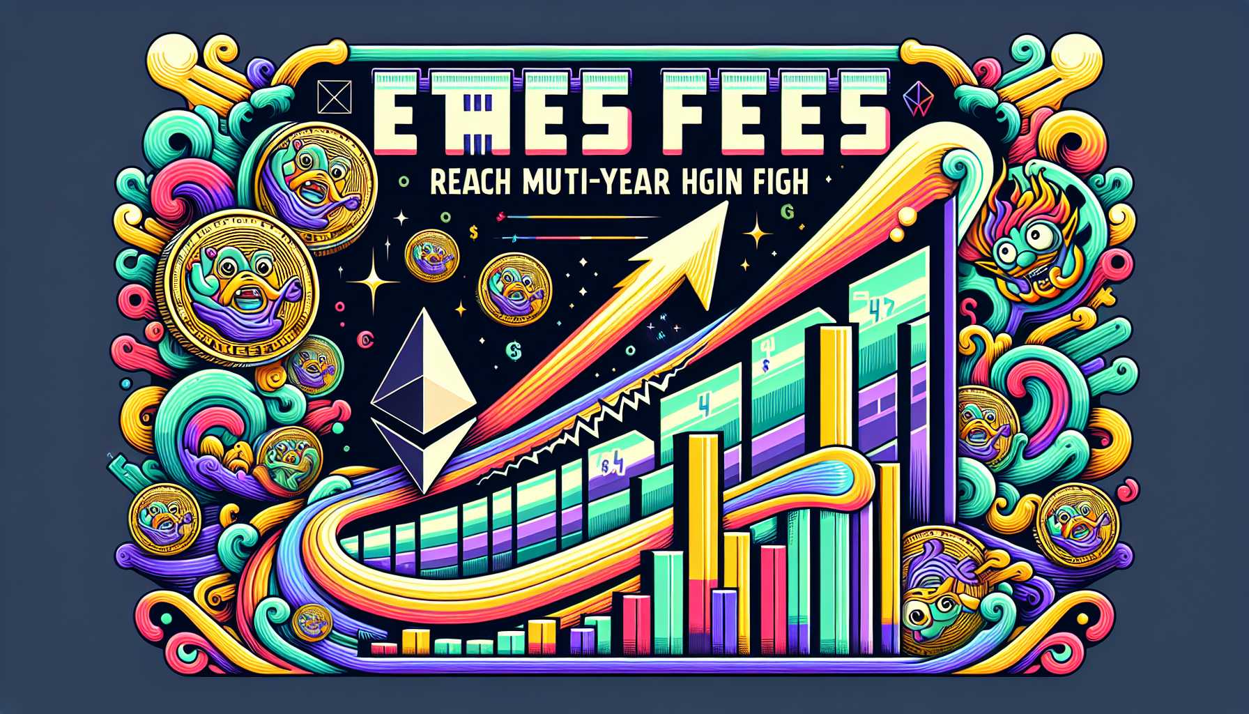 Anstieg der Ethereum-Gasgebühren durch Meme-Coins