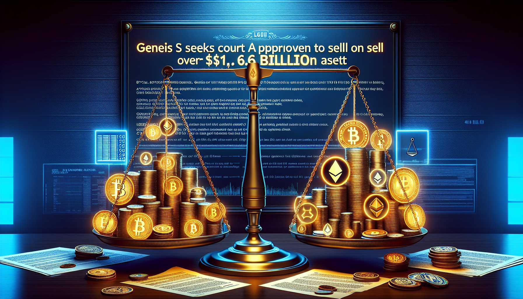 Genesis Seeks Court Approval to Sell Over $1.6 Billion in Crypto Assets