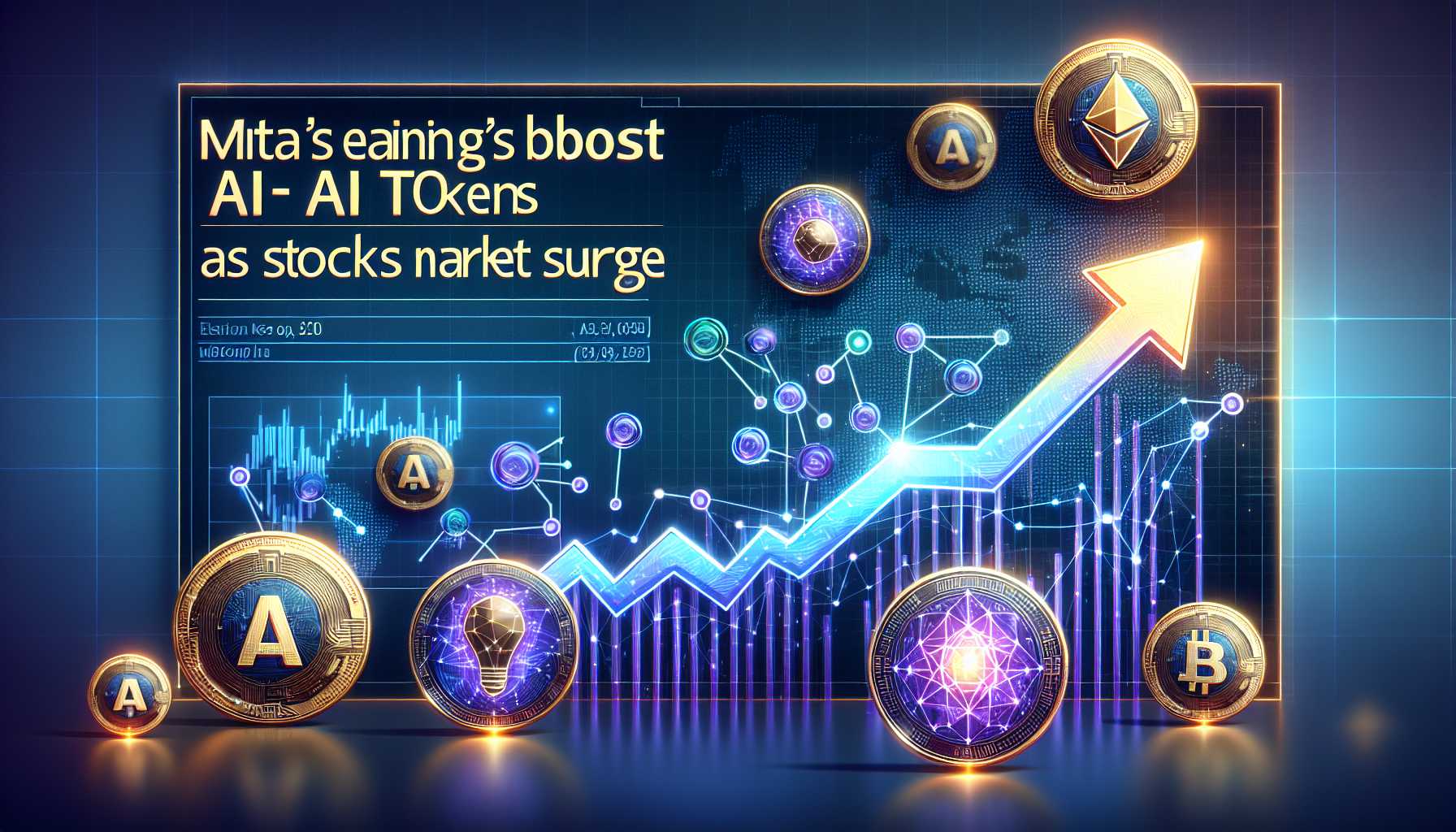 Meta's Earnings Boost AI Tokens as Stocks Surge