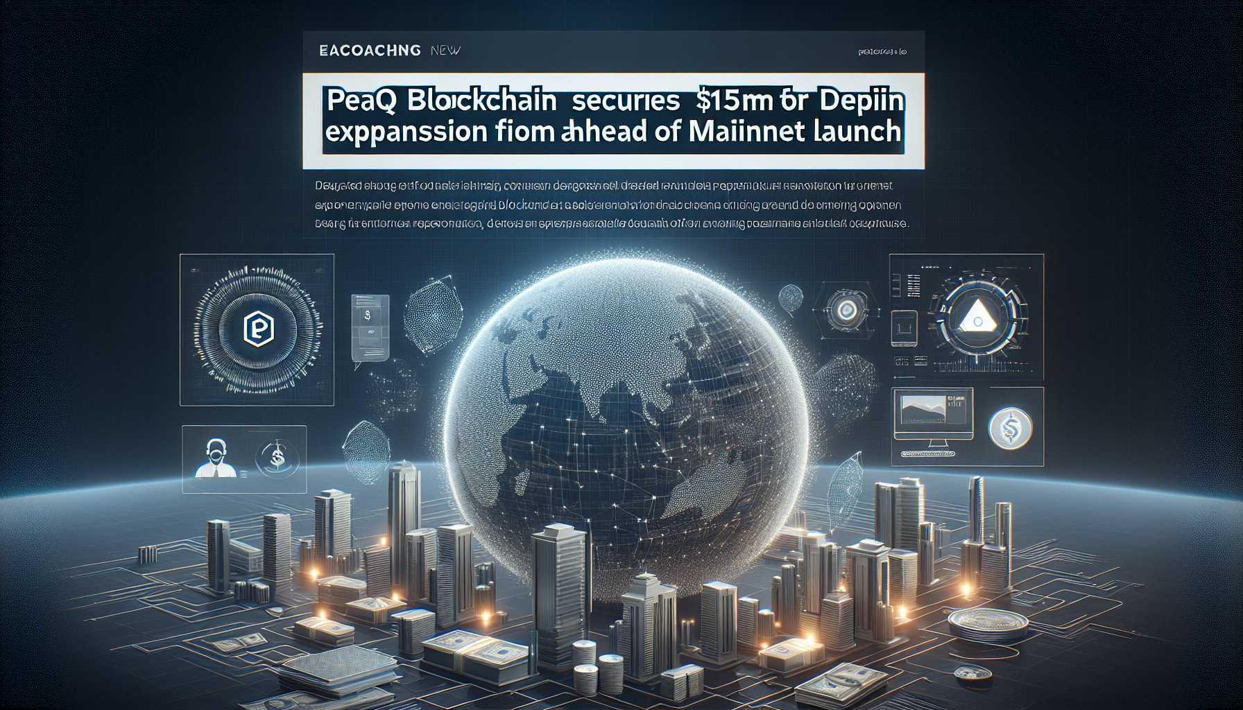 Peaq sichert 15 Millionen Dollar zur Förderung dezentraler Infrastrukturnetzwerke