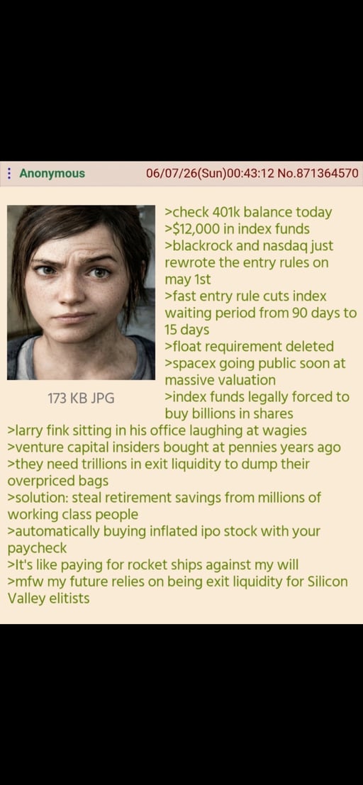 Are they turning your 401k into their exit liquidity?