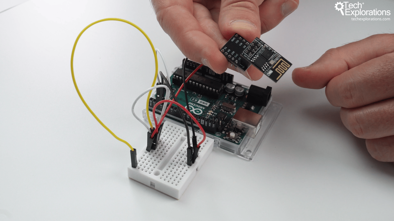 ESP-01S WiFi module – Configuration wiring