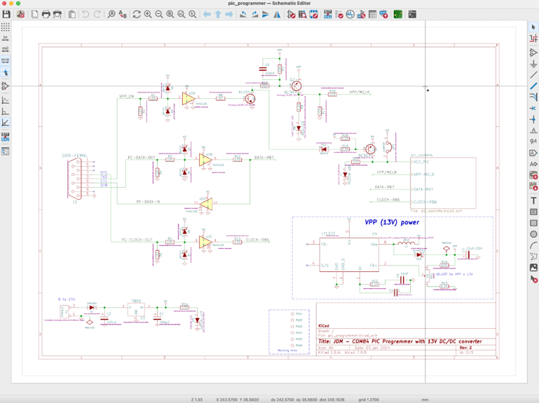 Figure 1.5.3: The schematic editor.