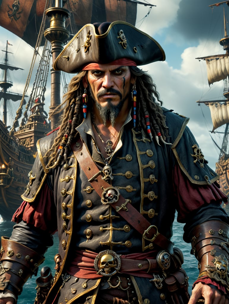 Premium Free ai Images | pirate