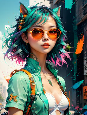 Premium AI Image  modern anime character of chinese girl AI generated