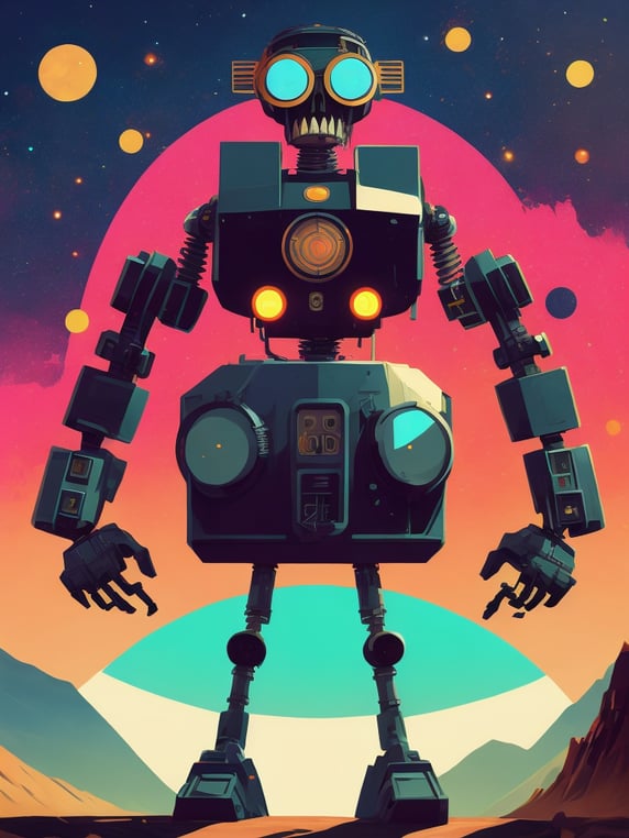 Premium Free ai Images | cartoon style photo of huge savage skelton ...