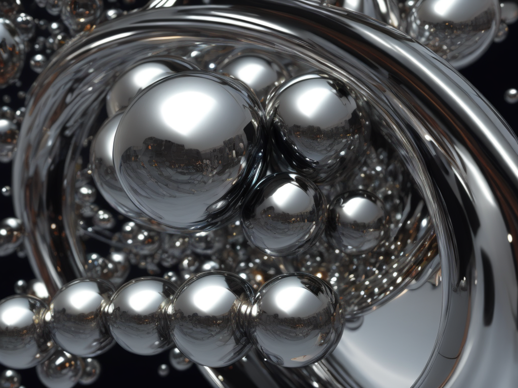 Chrome balls in the space