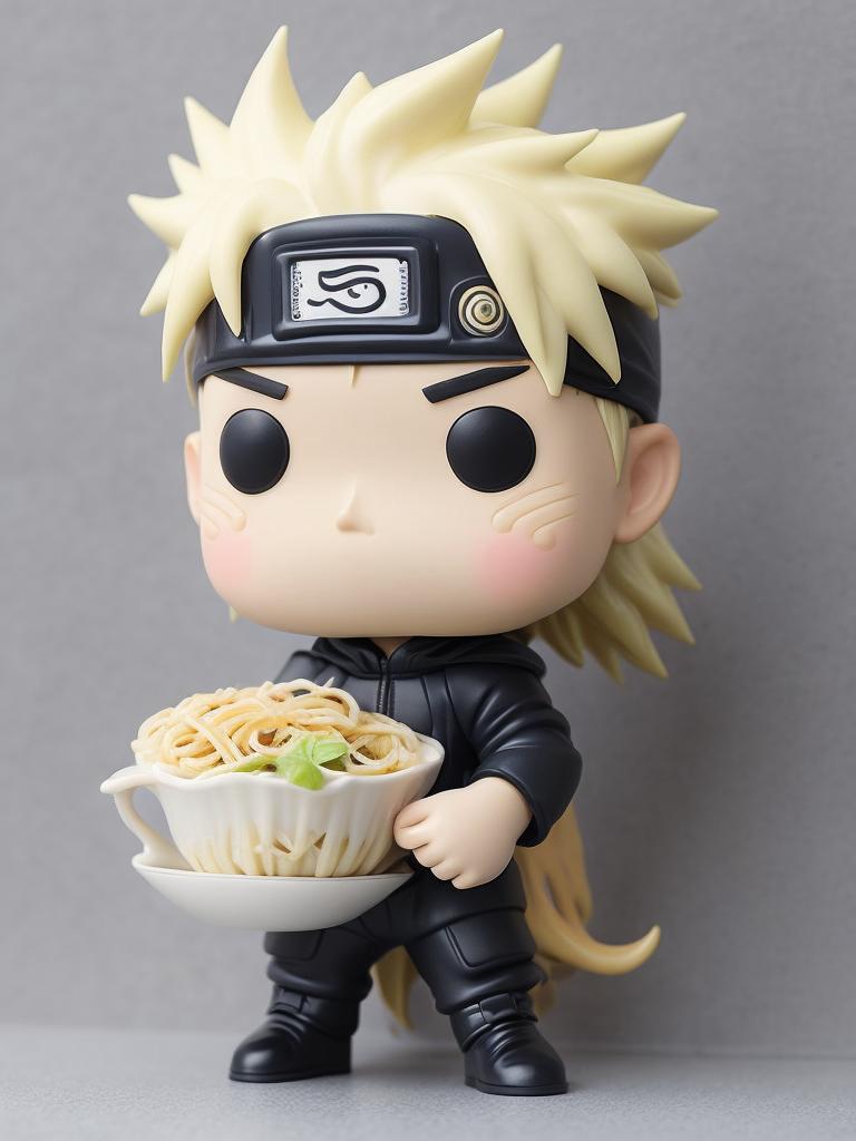 Figurine POP Naruto Uzumaki dégustant son Ramen main image 1