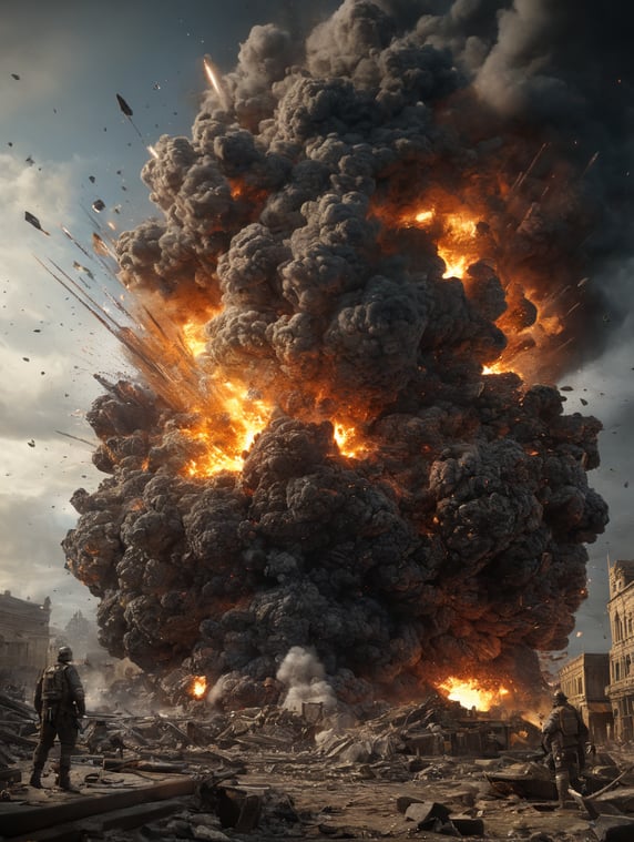Premium Free ai Images | explosion