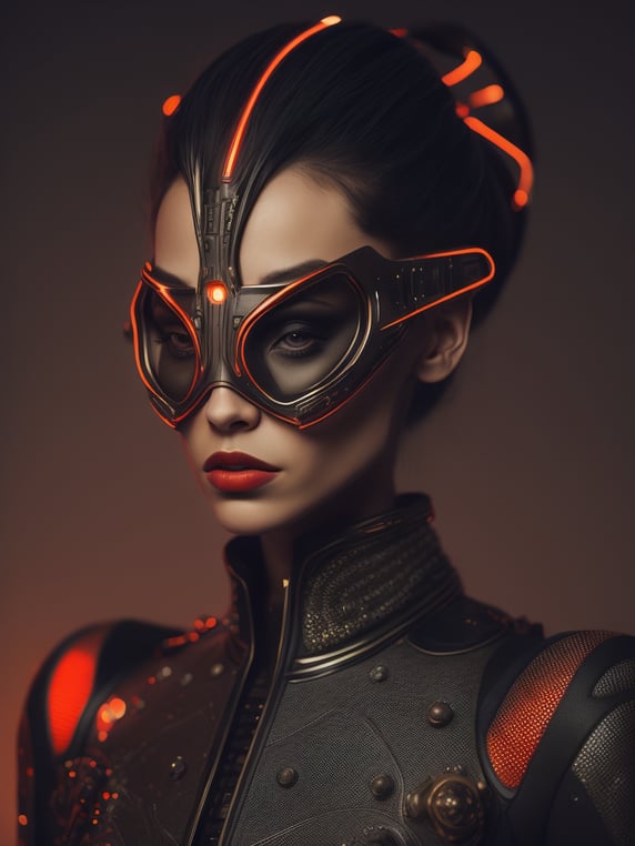 Premium Free ai Images | contemporary humanoid woman alien with cyber ...