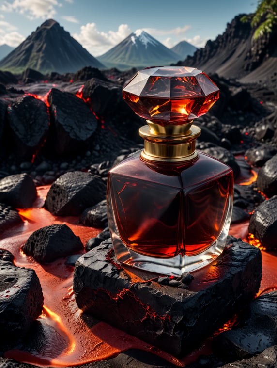 Premium Free ai Images | professional photography of luxury perfume on ...