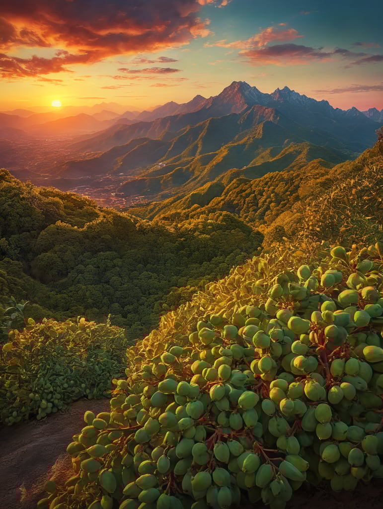 Premium Free ai Images green pigeon peas unsharp background with