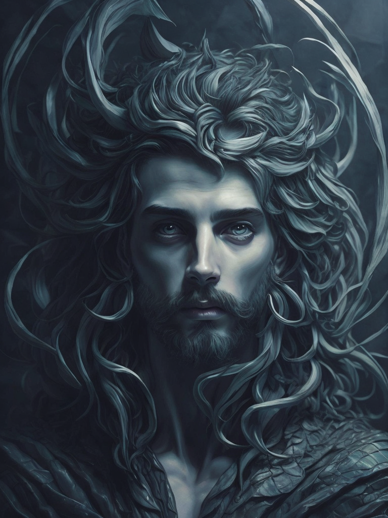 Lumenor AI Image Generation - neptune oil on canvas surrealism ...