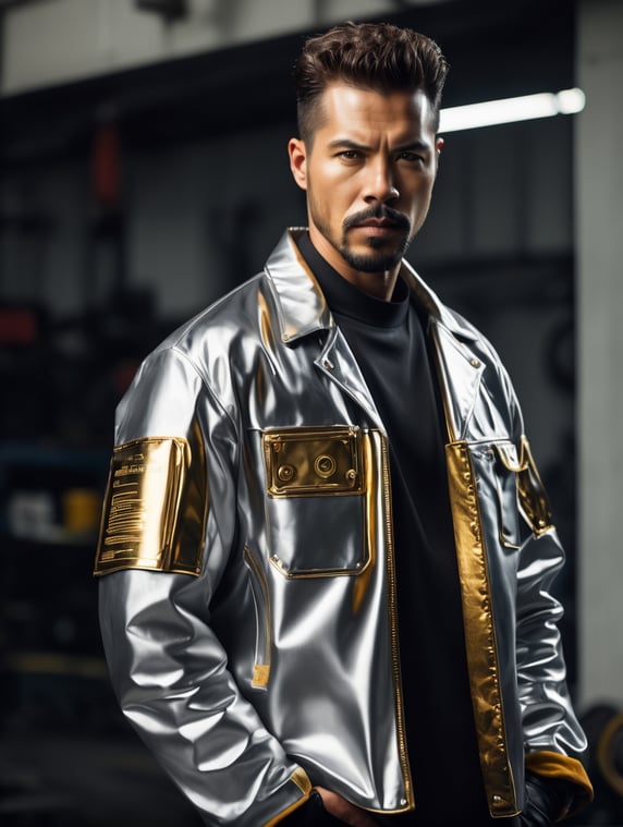 Gold cheap leather jackets