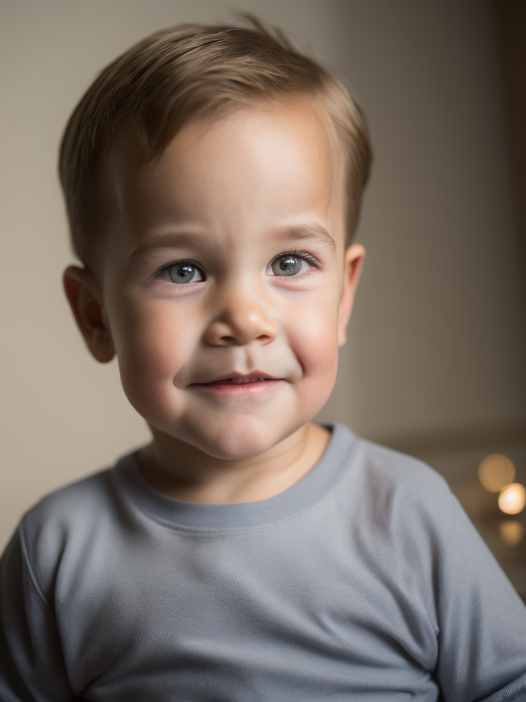 Lumenor AI Image Generation - portrait of arnold schwarzenegger as kid