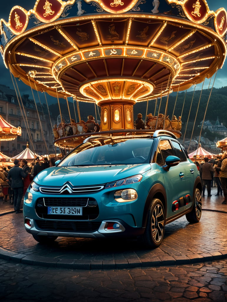 Premium Free ai Images | give me carousel meta ad post for selling my  citroen air cross to customers the ad post should create story and attract  the customer mind