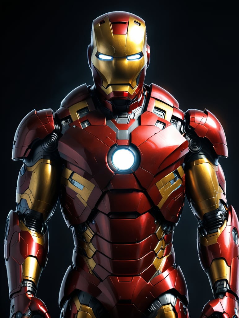 Premium Free ai Images the schematics of iron man suit