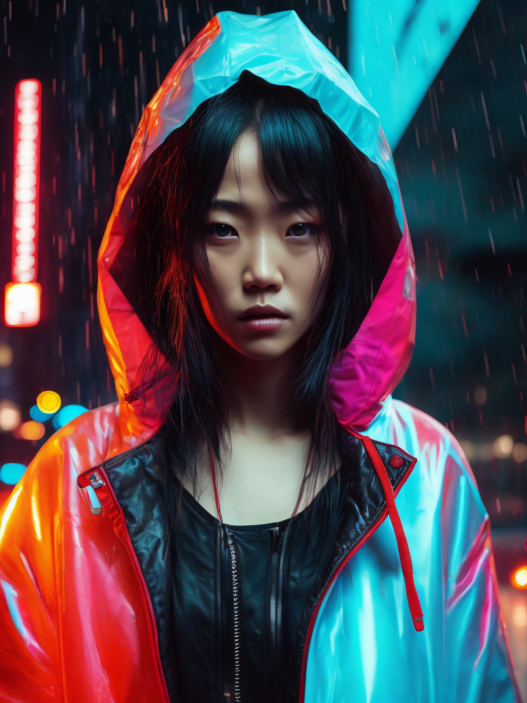 Lumenor AI Image Generation portrait of kaori from akira wearing