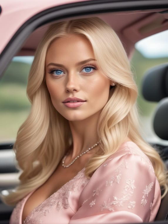 Premium Free ai Images | hyper realistic swedish blonde woman should