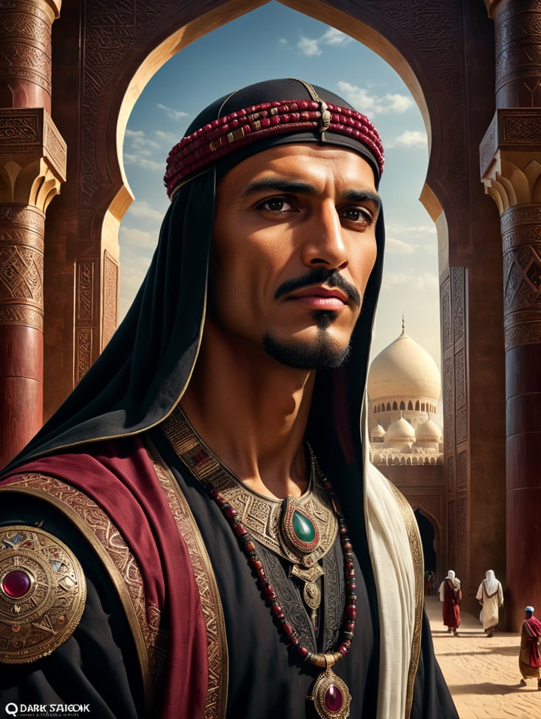 Premium Free ai Images | an advertising poster about qatari heritage