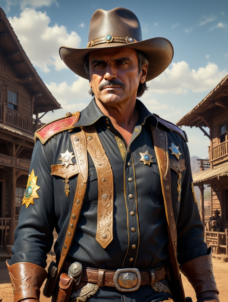 Western hot sale sheriff outfit