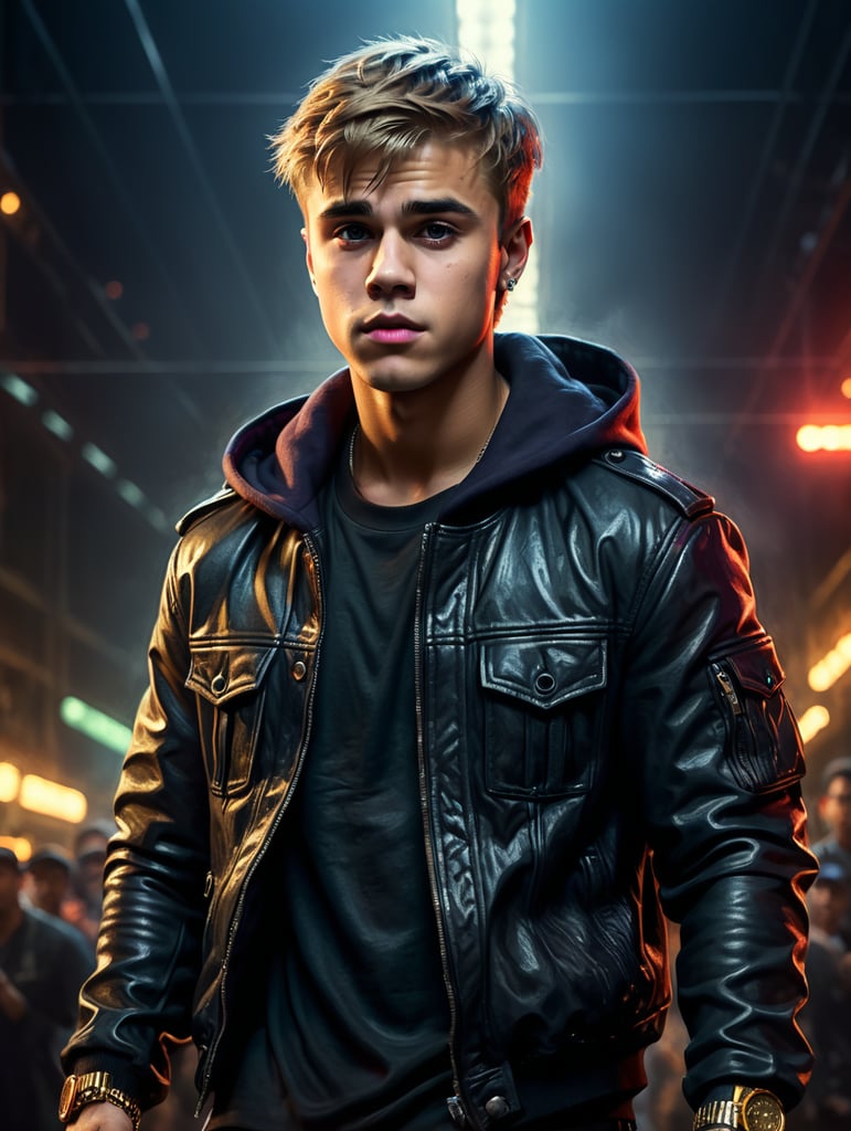 Premium Free ai Images | justin bieber in