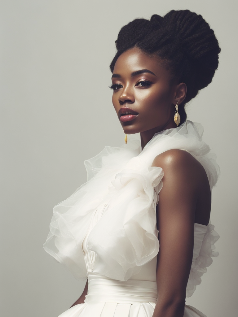 Premium Free ai Images portrait of beautiful african american
