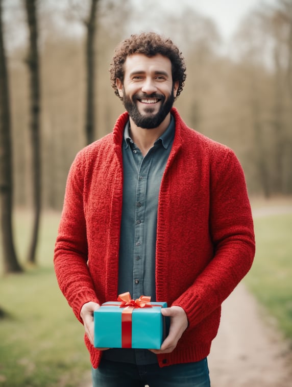 Red knitted jacket on sale