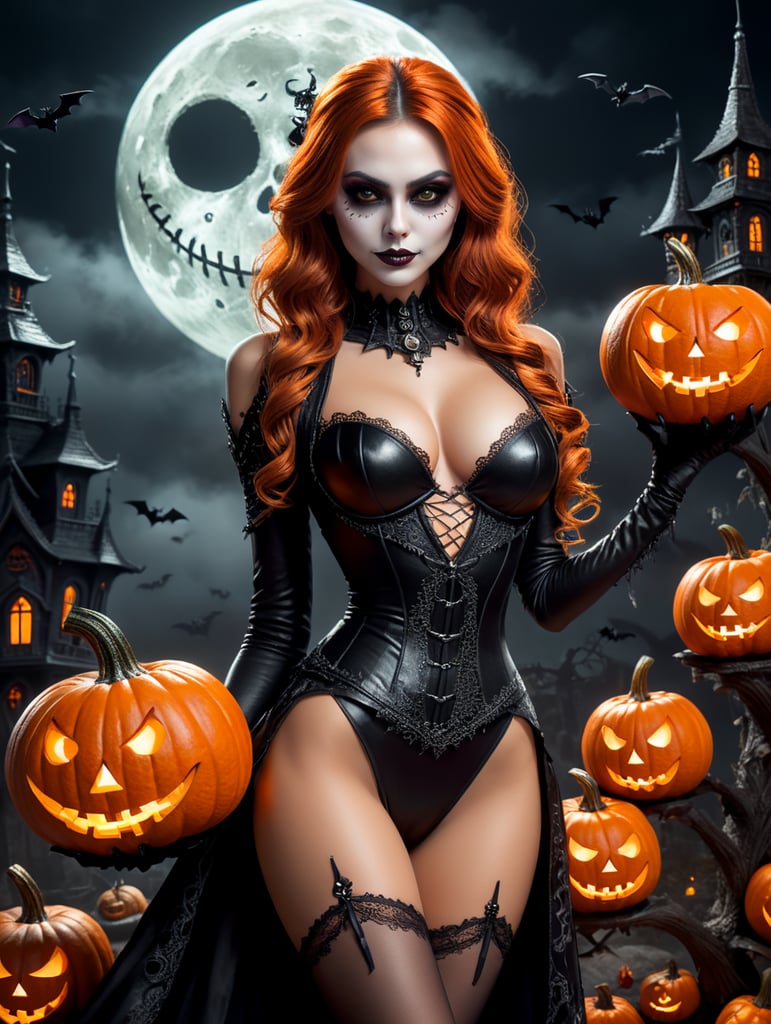 Sexy top pumpkin costume