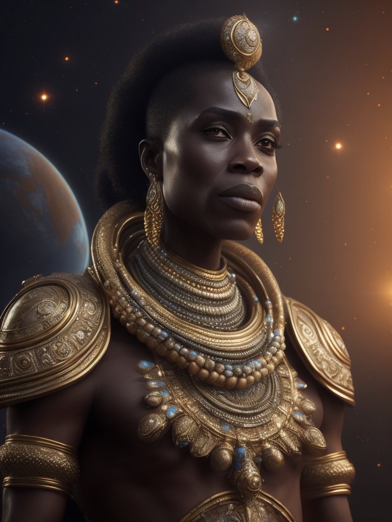 Lumenor AI Image Generation - obatala the african orisha wearing ...