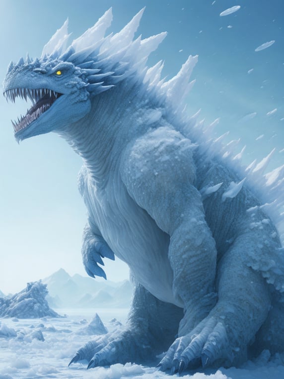 Premium Free ai Images | shimu the very first kaiju and origin of all ...